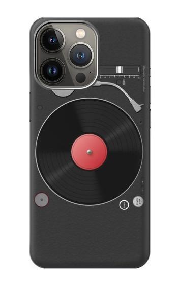 W3952 Turntable Vinyl Record Player Graphic Case Cover Custodia e Flip Case per iPhone 13 Pro Max