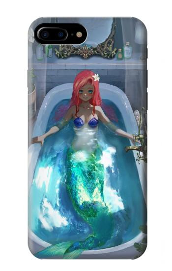 W3912 Cute Little Mermaid Aqua Spa Case Cover Custodia e Flip Case per iPhone 7 Plus, iPhone 8 Plus