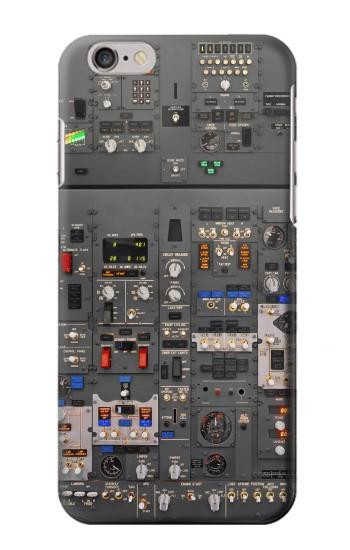 W3944 Overhead Panel Cockpit Case Cover Custodia e Flip Case per iPhone 6 Plus, iPhone 6s Plus