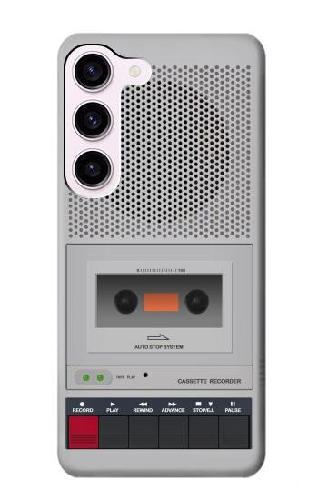 W3953 Vintage Cassette Player Graphic Case Cover Custodia e Flip Case per Samsung Galaxy S23