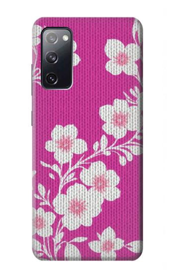 W3924 Cherry Blossom Pink Background Case Cover Custodia e Flip Case per Samsung Galaxy S20 FE