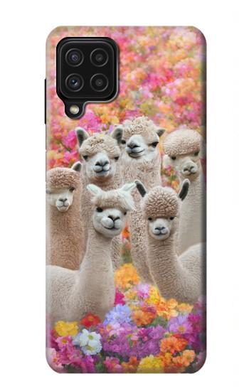 W3916 Alpaca Family Baby Alpaca Case Cover Custodia e Flip Case per Samsung Galaxy A22 4G