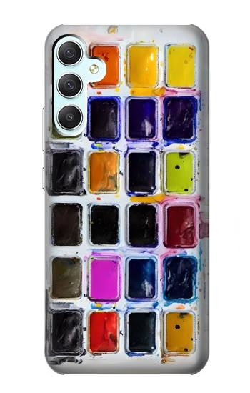 W3956 Watercolor Palette Box Graphic Case Cover Custodia e Flip Case per Samsung Galaxy A34 5G