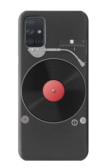 W3952 Turntable Vinyl Record Player Graphic Case Cover Custodia e Flip Case per Samsung Galaxy A71 5G
