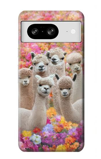 W3916 Alpaca Family Baby Alpaca Case Cover Custodia e Flip Case per Google Pixel 8