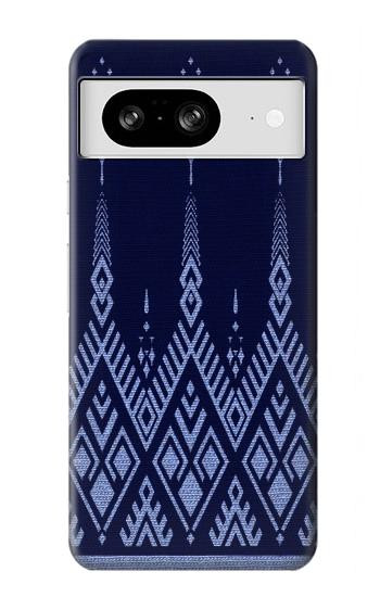 W3950 Textile Thai Blue Pattern Case Cover Custodia e Flip Case per Google Pixel 8