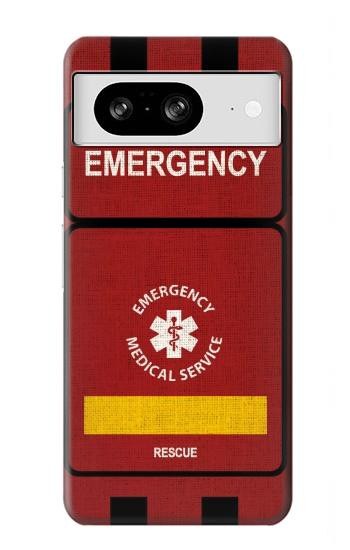 W3957 Emergency Medical Service Case Cover Custodia e Flip Case per Google Pixel 8