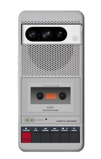 W3953 Vintage Cassette Player Graphic Case Cover Custodia e Flip Case per Google Pixel 8 pro