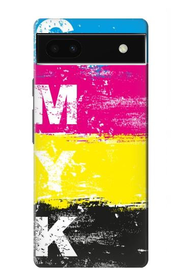 W3930 Cyan Magenta Yellow Key Case Cover Custodia e Flip Case per Google Pixel 6a