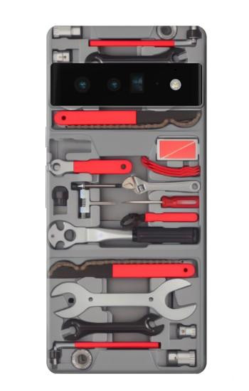 W3921 Bike Repair Tool Graphic Paint Case Cover Custodia e Flip Case per Google Pixel 6 Pro