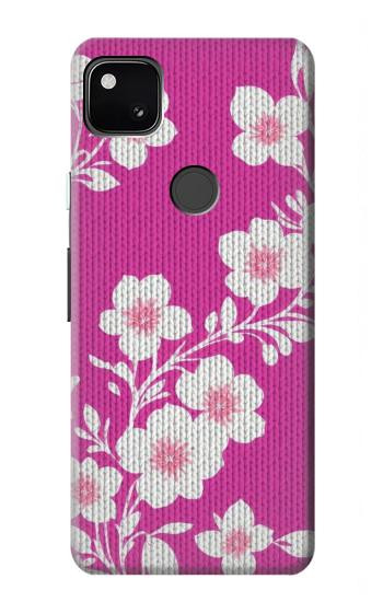 W3924 Cherry Blossom Pink Background Case Cover Custodia e Flip Case per Google Pixel 4a