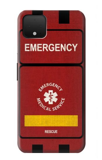 W3957 Emergency Medical Service Case Cover Custodia e Flip Case per Google Pixel 4
