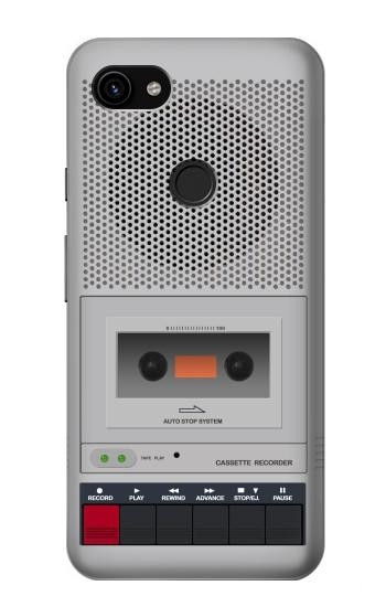 W3953 Vintage Cassette Player Graphic Case Cover Custodia e Flip Case per Google Pixel 3a XL