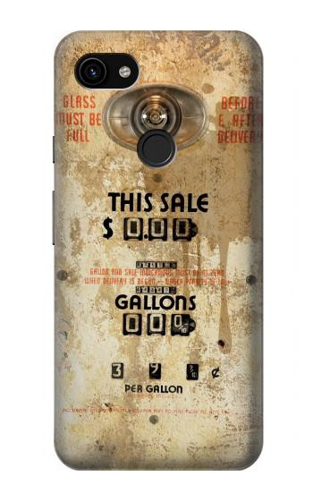 W3954 Vintage Gas Pump Case Cover Custodia e Flip Case per Google Pixel 3a XL