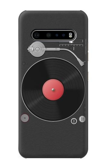 W3952 Turntable Vinyl Record Player Graphic Case Cover Custodia e Flip Case per LG V60 ThinQ 5G
