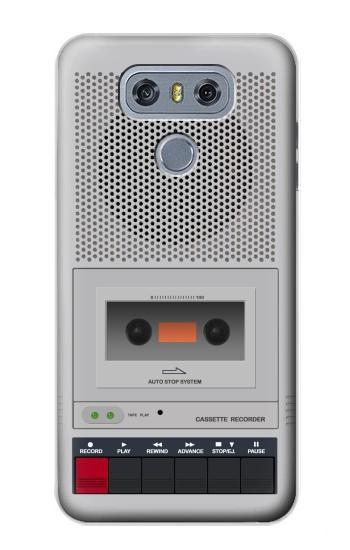 W3953 Vintage Cassette Player Graphic Case Cover Custodia e Flip Case per LG G6