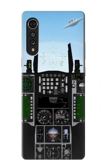 W3933 Fighter Aircraft UFO Case Cover Custodia e Flip Case per LG Velvet