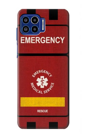 W3957 Emergency Medical Service Case Cover Custodia e Flip Case per Motorola One 5G