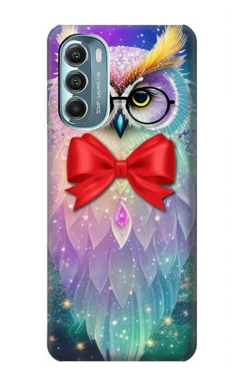 W3934 Fantasy Nerd Owl Case Cover Custodia e Flip Case per Motorola Moto G Stylus 5G (2022)