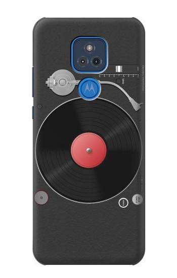 W3952 Turntable Vinyl Record Player Graphic Case Cover Custodia e Flip Case per Motorola Moto G Play (2021)