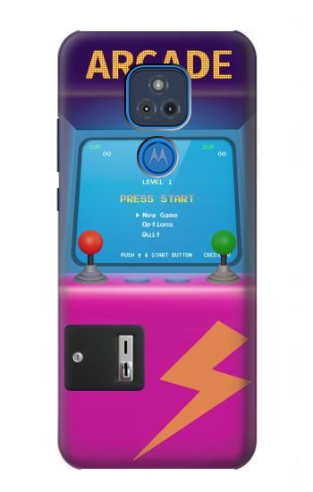 W3961 Arcade Cabinet Retro Machine Case Cover Custodia e Flip Case per Motorola Moto G Play (2021)
