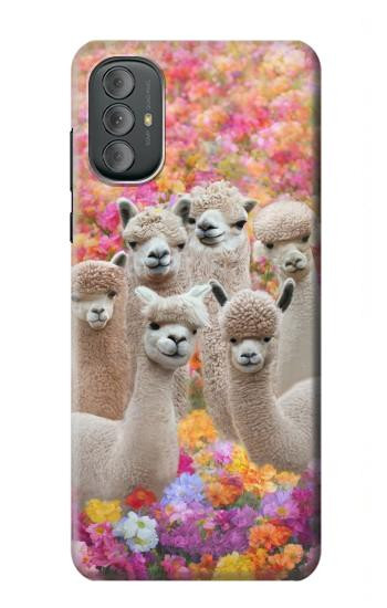 W3916 Alpaca Family Baby Alpaca Case Cover Custodia e Flip Case per Motorola Moto G Power 2022, G Play 2023