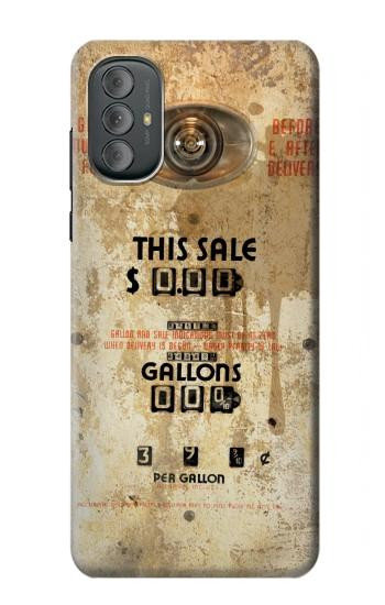 W3954 Vintage Gas Pump Case Cover Custodia e Flip Case per Motorola Moto G Power 2022, G Play 2023