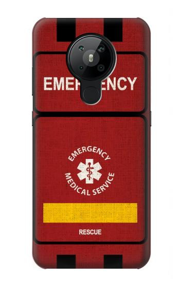 W3957 Emergency Medical Service Case Cover Custodia e Flip Case per Nokia 5.3