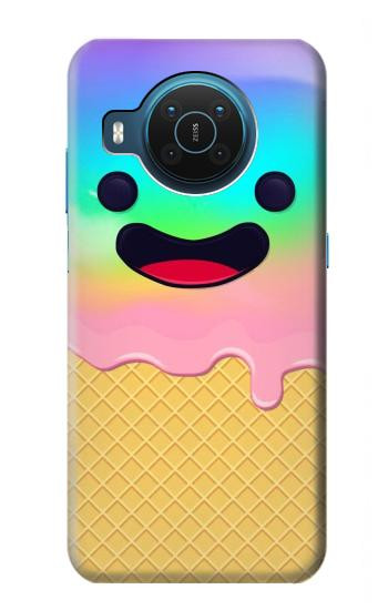 W3939 Ice Cream Cute Smile Case Cover Custodia e Flip Case per Nokia X20