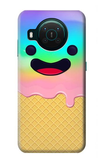 W3939 Ice Cream Cute Smile Case Cover Custodia e Flip Case per Nokia X10