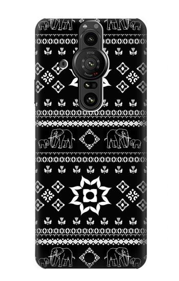 W3932 Elephant Pants Pattern Case Cover Custodia e Flip Case per Sony Xperia Pro-I