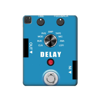 W3962 Guitar Analog Delay Graphic Tablet Case Cover Custodia per iPad Pro 11 (2021,2020,2018, 3rd, 2nd, 1st)