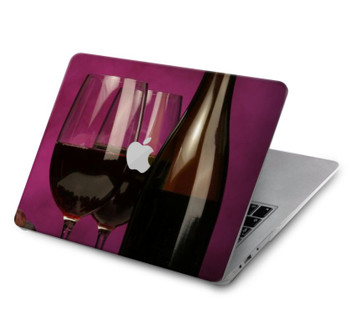 W0910 Red Wine Case Cover Custodia per MacBook Air 15″ (2023,2024,2025) - A2941, A3114, A3241