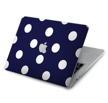 W3533 Blue Polka Dot Case Cover Custodia per MacBook Air 15″ (2023,2024,2025) - A2941, A3114, A3241