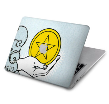 W3722 Tarot Card Ace of Pentacles Coins Case Cover Custodia per MacBook Air 15″ (2023,2024,2025) - A2941, A3114, A3241