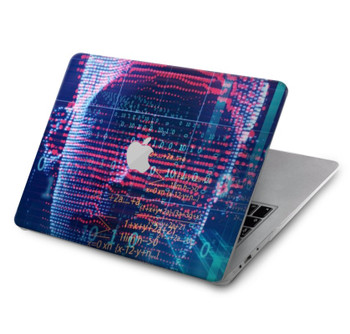 W3800 Digital Human Face Case Cover Custodia per MacBook Air 15″ (2023,2024,2025) - A2941, A3114, A3241