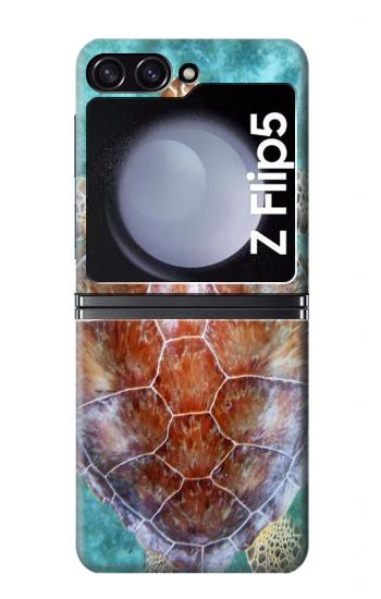 W1424 Sea Turtle Case Cover Custodia e Flip Case per Samsung Galaxy Z Flip 5