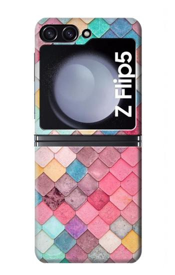 W2947 Candy Minimal Pastel Colors Case Cover Custodia e Flip Case per Samsung Galaxy Z Flip 5