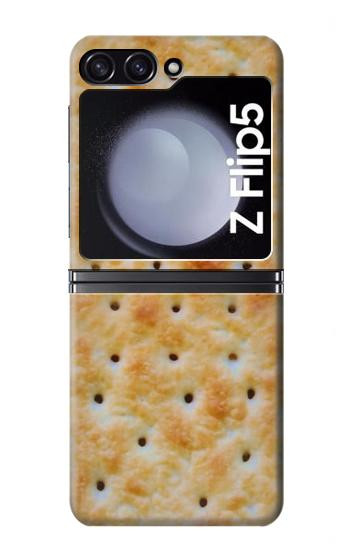 W2987 Cream Cracker Biscuits Case Cover Custodia e Flip Case per Samsung Galaxy Z Flip 5