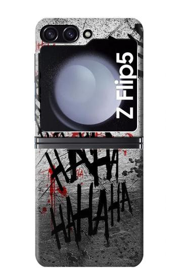 W3073 Joker Hahaha Blood Splash Case Cover Custodia e Flip Case per Samsung Galaxy Z Flip 5