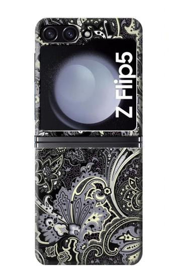 W3251 Batik Flower Pattern Case Cover Custodia e Flip Case per Samsung Galaxy Z Flip 5