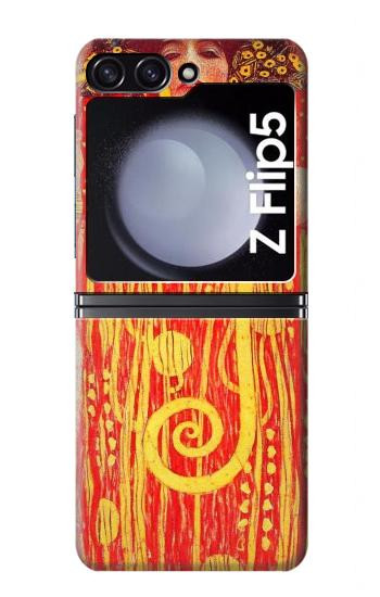 W3352 Gustav Klimt Medicine Case Cover Custodia e Flip Case per Samsung Galaxy Z Flip 5