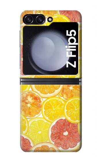 W3408 Lemon Case Cover Custodia e Flip Case per Samsung Galaxy Z Flip 5