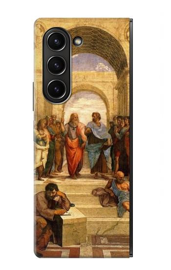 W1086 Raphael's School of Athens Case Cover Custodia e Flip Case per Samsung Galaxy Z Fold 5