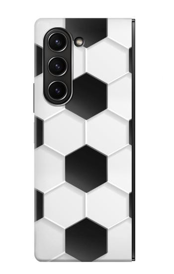 W2061 Football Soccer Pattern Case Cover Custodia e Flip Case per Samsung Galaxy Z Fold 5 W2061 Football Soccer Pattern Case Cover Custodia e Flip Case per Samsung Galaxy Z Fold 5