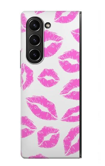 W2214 Pink Lips Kisses Case Cover Custodia e Flip Case per Samsung Galaxy Z Fold 5 W2214 Pink Lips Kisses Case Cover Custodia e Flip Case per Samsung Galaxy Z Fold 5