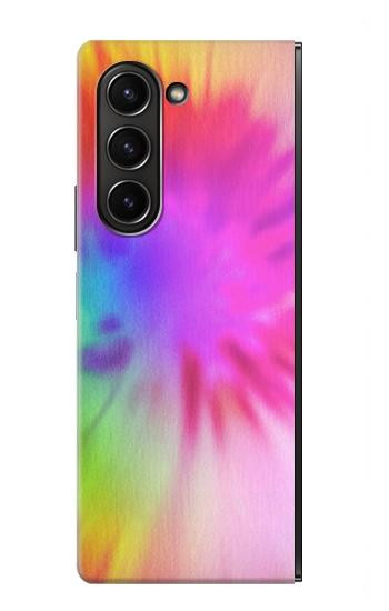 W2488 Tie Dye Color Case Cover Custodia e Flip Case per Samsung Galaxy Z Fold 5