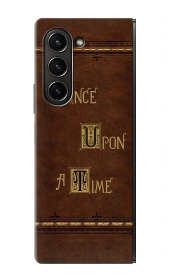 W2643 Once Upon A Time Book Case Cover Custodia e Flip Case per Samsung Galaxy Z Fold 5