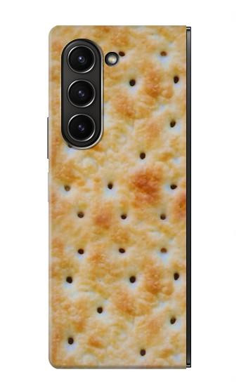 W2987 Cream Cracker Biscuits Case Cover Custodia e Flip Case per Samsung Galaxy Z Fold 5