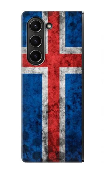 W3000 Iceland Football Soccer Case Cover Custodia e Flip Case per Samsung Galaxy Z Fold 5